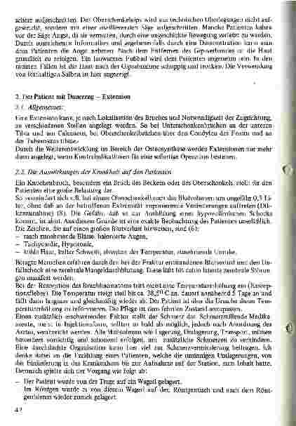 Vorschauseite 4: Pflege von Patienten mit Knochenbrüchen an der unteren Extremität