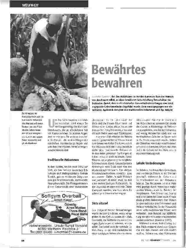 Vorschauseite 1: Bewährtes bewahren