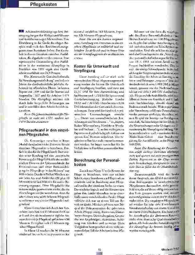 Vorschauseite 3: Ein realitätsfernes Konzept Kritik am Standard-Pflegesatz-Modell
