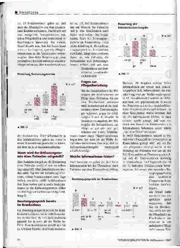 Vorschauseite 2: Das Chaos in Schach halten Kooperation zwischen Sozialstation und Krankenhaus Systematische Pflegeüberleitung steckt noch in den Kinderschuhen
