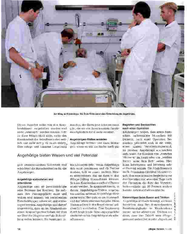 Vorschauseite 2: Angehörige sind Partner
