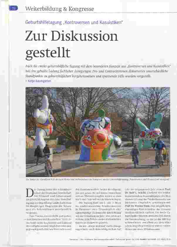Vorschauseite 1: Zur Diskussion gestellt
