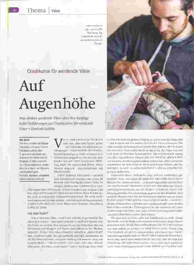 Vorschauseite 1: Auf Augenhöhe