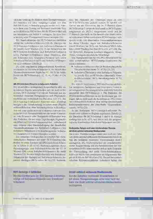 Vorschauseite 5: Therapieoptionen bei Hepatitis C