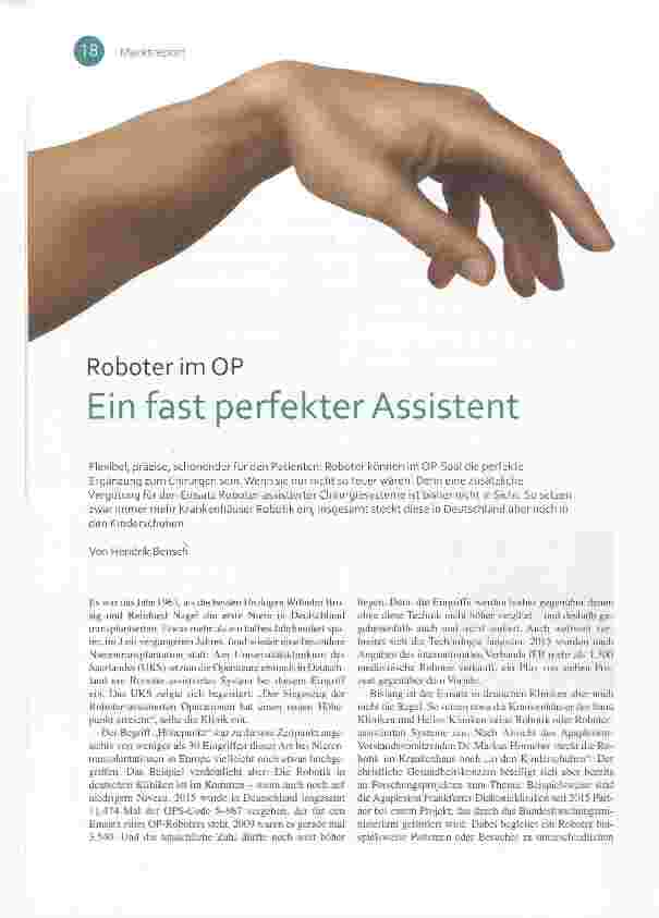 Vorschauseite 1: Ein fast perfekter Assistent