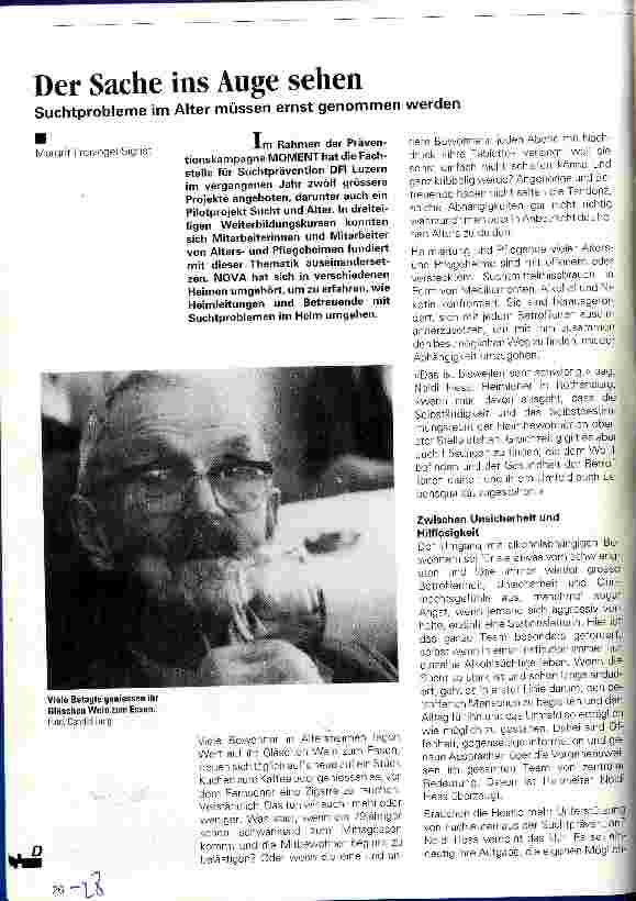 Vorschauseite 1: Der Sache ins Auge sehen