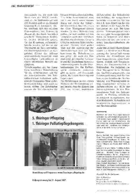 Vorschauseite 3: Uniklinik Köln setzt auf Case Management