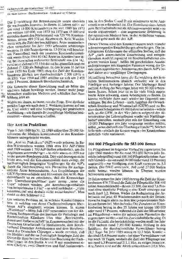 Vorschauseite 3: Das Krankenhausheute und vor 40 Jahren