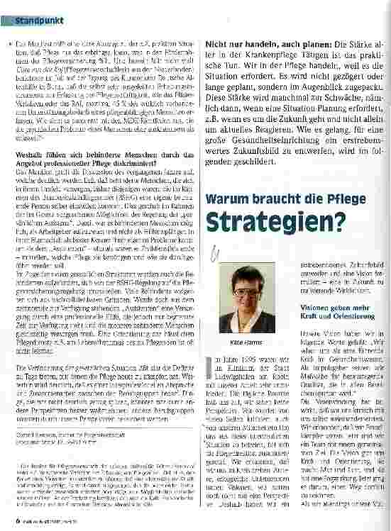 Vorschauseite 2: Jetzt werden die Widersprüche sichtbar Neuregelung für behinderte Patienen