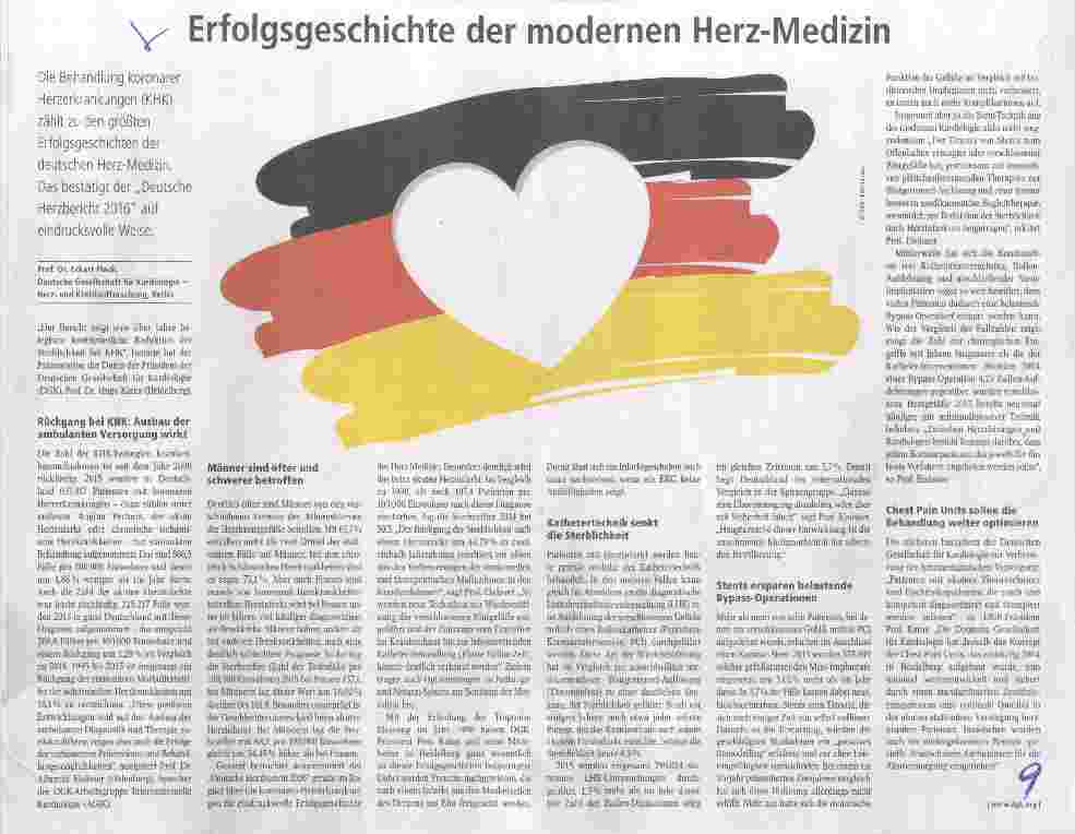 Vorschauseite 1: Erfolgsgeschichte der modernen Herz-Medizin