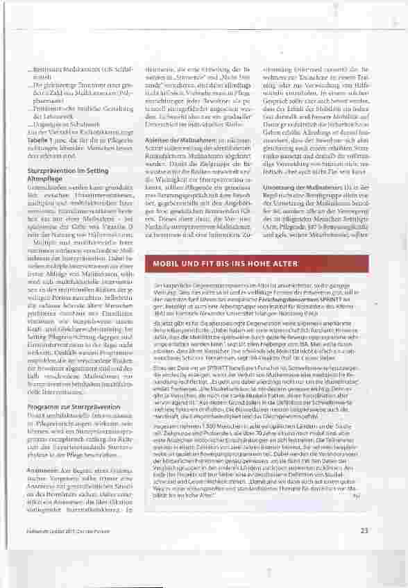 Vorschauseite 2: Instabilität: Auf unsicheren Beinen