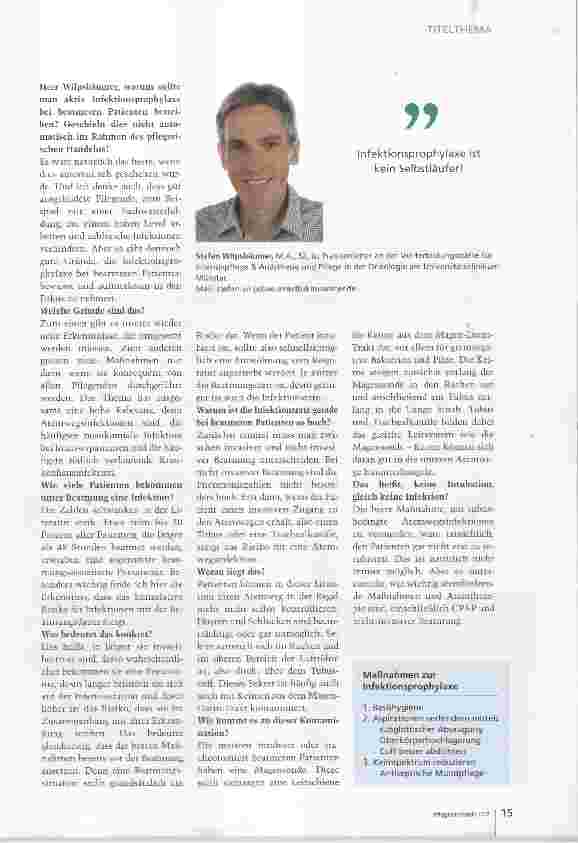 Vorschauseite 2: Am wichtigsten ist die Basishygiene