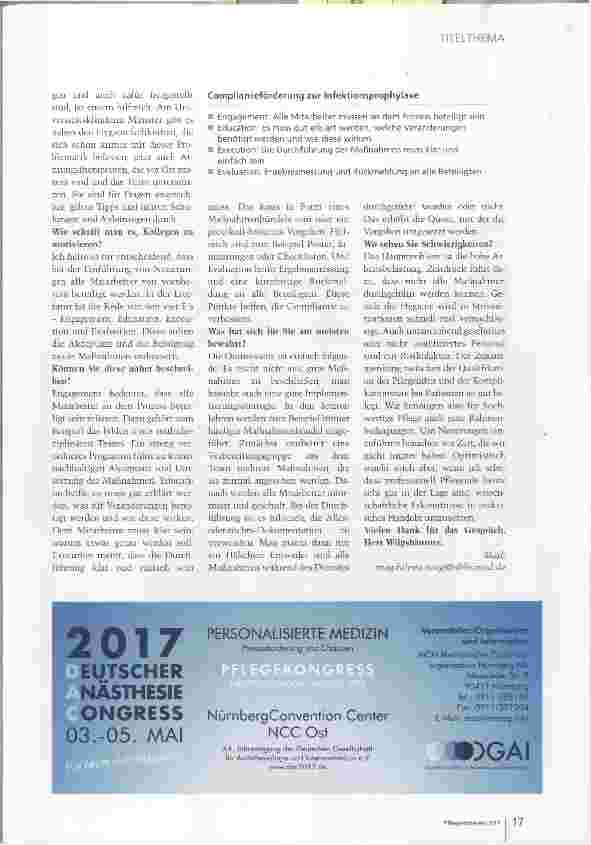 Vorschauseite 4: Am wichtigsten ist die Basishygiene