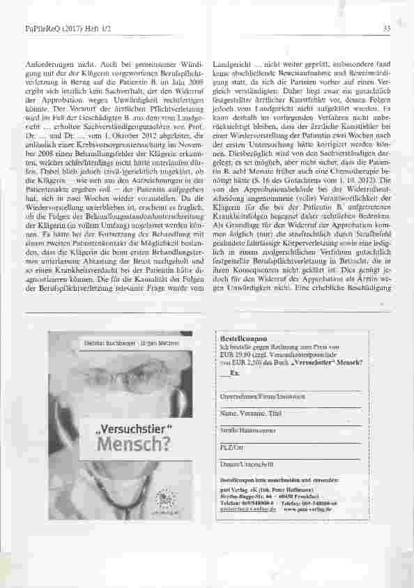 Vorschauseite 6: Widerruf der ärztlichen Approbation
