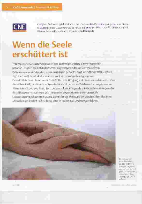 Vorschauseite 1: Wenn die Seele erschüttert ist