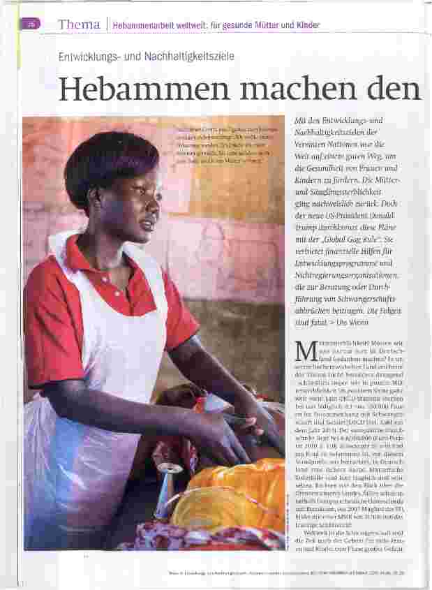 Vorschauseite 1: Hebammen machen den Unterschied