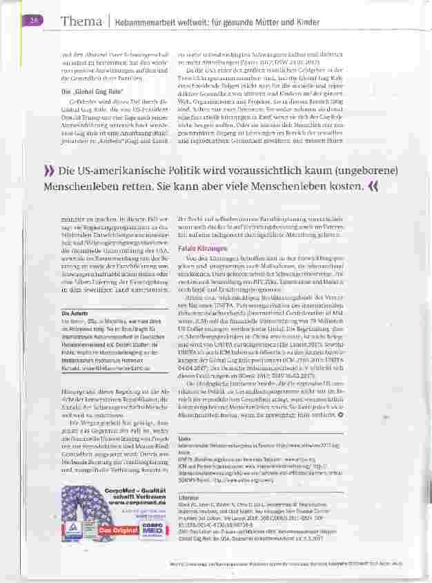 Vorschauseite 3: Hebammen machen den Unterschied