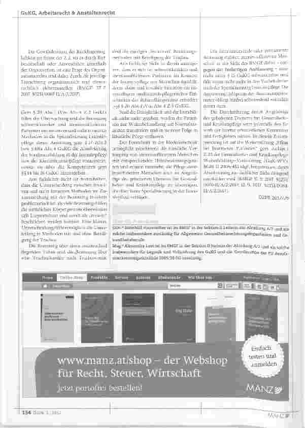 Vorschauseite 4: Aktuelles und Wichtiges aus dem Berufsrecht