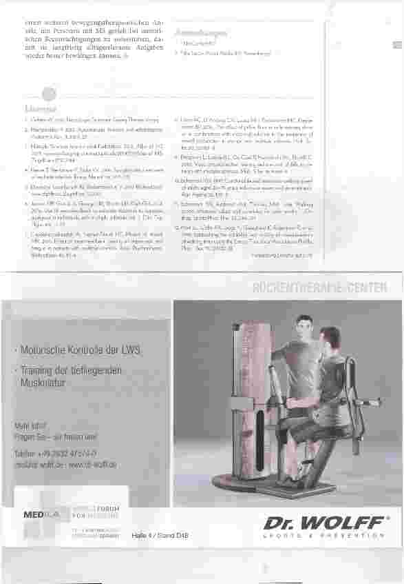 Vorschauseite 6: Biofeedback bei Multipler Sklerose