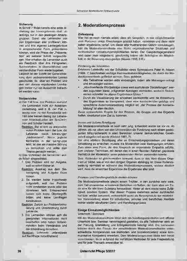 Vorschauseite 4: Methodische Schwerpunkte im Unterrichtskonzept „Entscheidungen im Rahmen der Organspende begründet treffen“