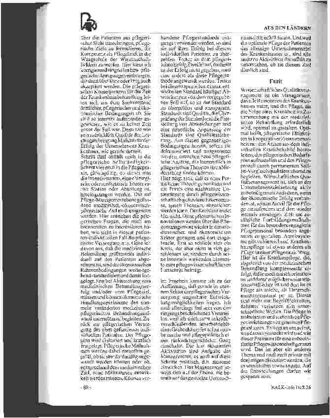 Vorschauseite 4: Wirtschaftliches Qualitätsmanagement in der Pflege - Vision oder Pragmatismus?