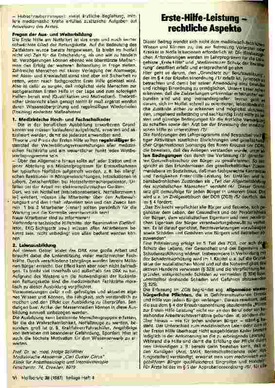 Vorschauseite 6: Organisation und Maßnahmen der Erste Hilfe bei Notfällen und die Aufgaben mittlerer medizinische Fachkräfte bis zum Eintreffen der SMH