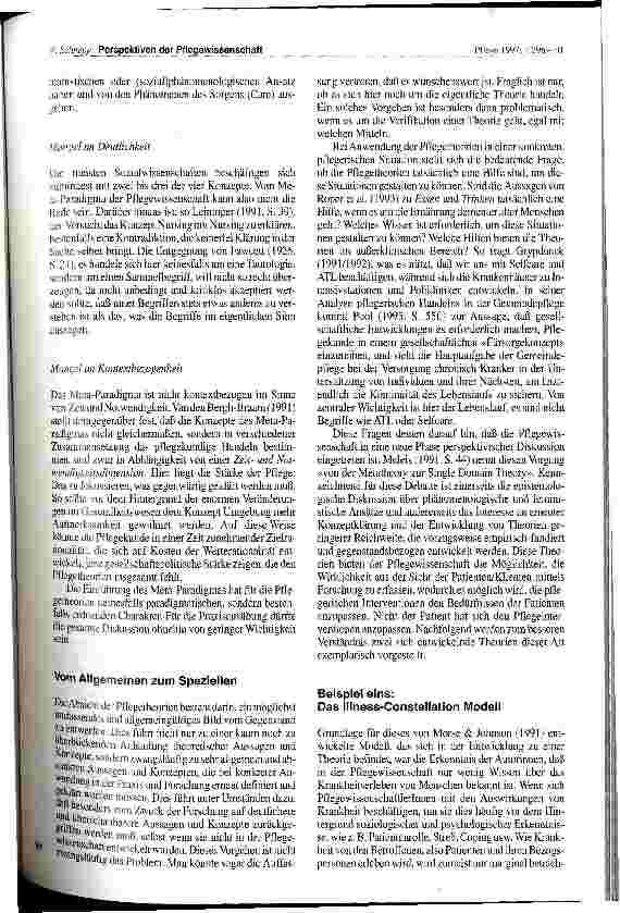 Vorschauseite 4: Perspektiven der Pflegewissenschaft Theoriebildung in einer Praxisdisziplin