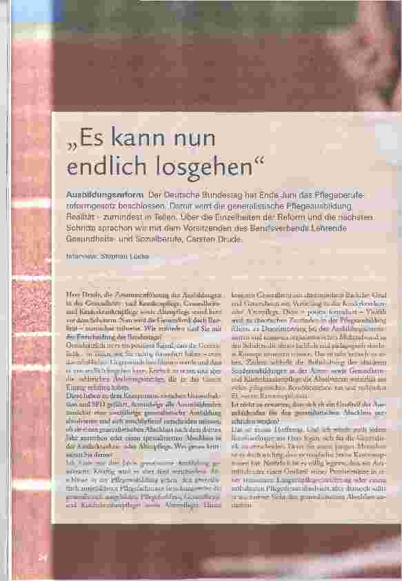 Vorschauseite 1: Es kann nun endlich losgehen