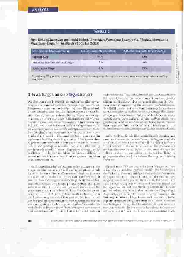Vorschauseite 4: Die Pflege älterer Menschen mit Migrationshintergrund
