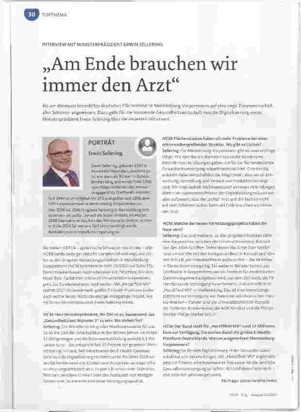 Vorschauseite 1: Am Ende brauchen wir immer den Arzt