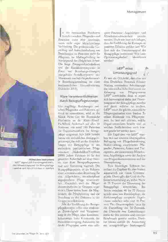 Vorschauseite 2: Wie gut läuft bei uns die Bezugspflege?