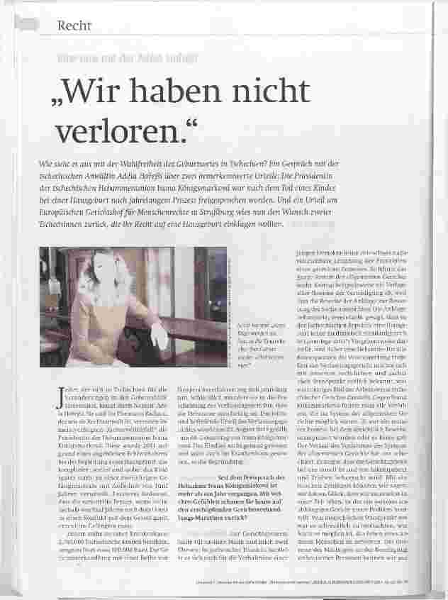 Vorschauseite 1: Wir haben nicht verloren