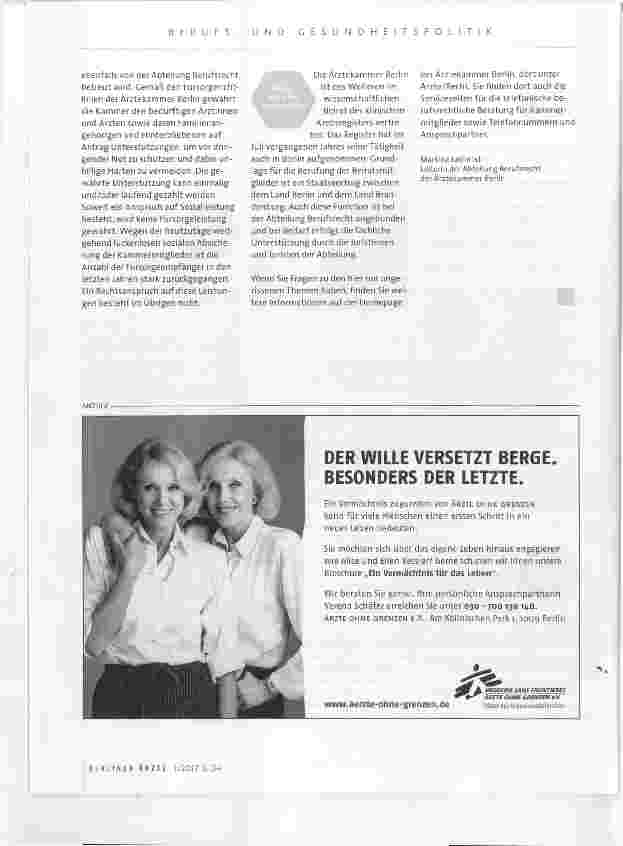 Vorschauseite 4: Arzt und Recht