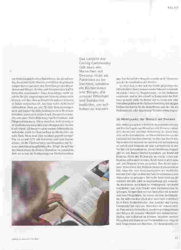 Vorschauseite 4: Vom Umgang mit dem Recht in der Begleitung von Menschen mit Demenz
