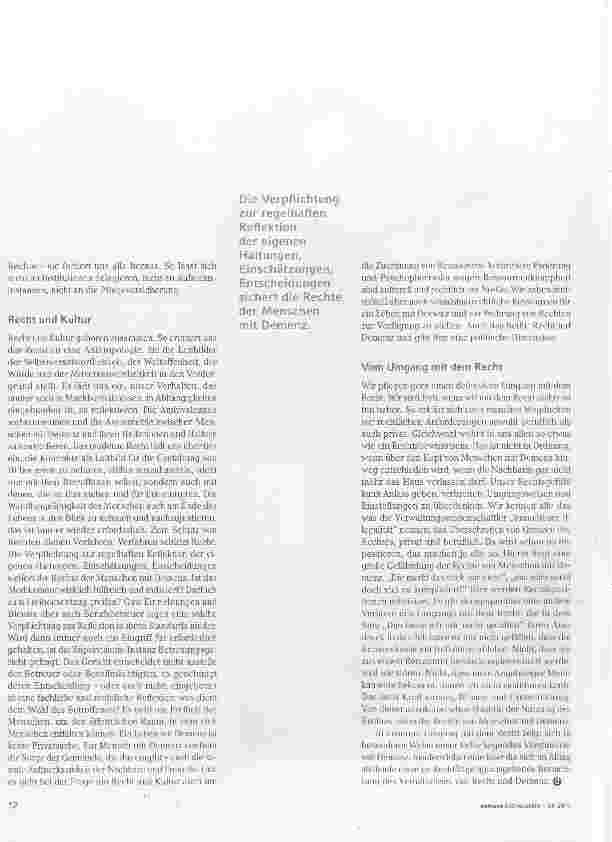 Vorschauseite 5: Vom Umgang mit dem Recht in der Begleitung von Menschen mit Demenz