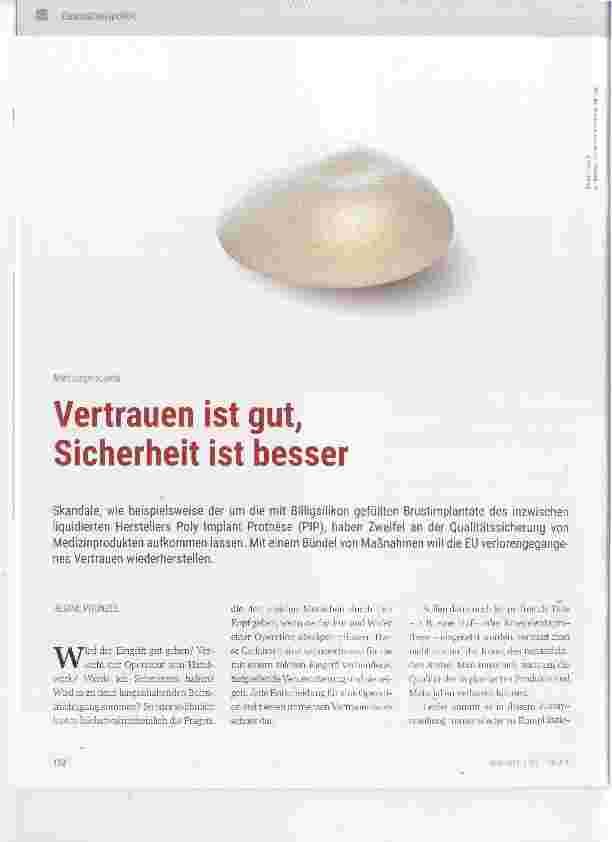 Vorschauseite 1: Vertrauen ist gut, Sicherheit ist besser