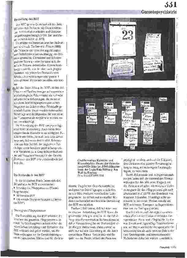Vorschauseite 2: Realitätsorientiertungstraining in der Praxis