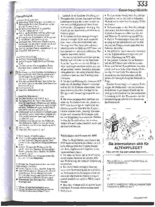 Vorschauseite 4: Realitätsorientiertungstraining in der Praxis