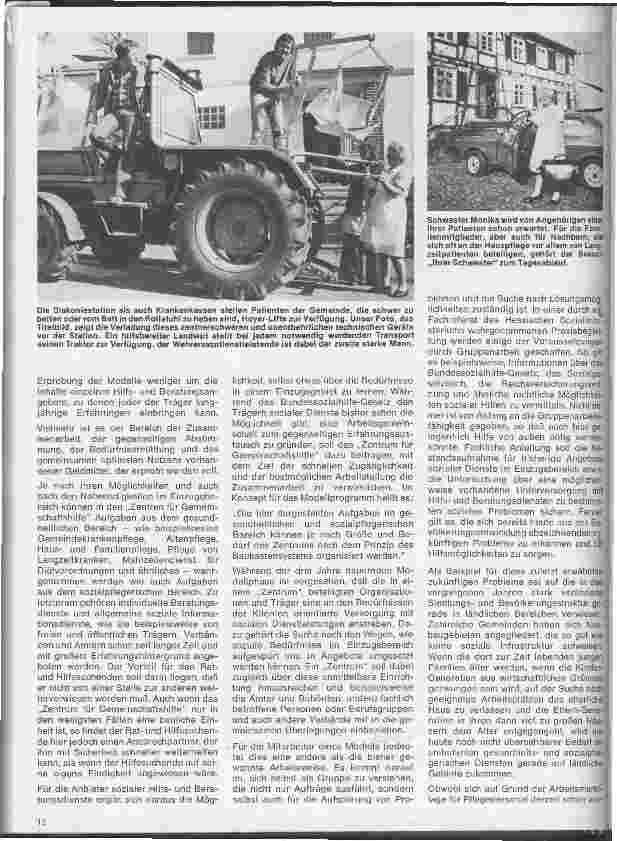 Vorschauseite 5: Die Diakoniestation Frielendorf-Modellversuch eines Zentrums für Gemeinschaftshilfe // Interview mit Schwester Gertrud Spiewak
