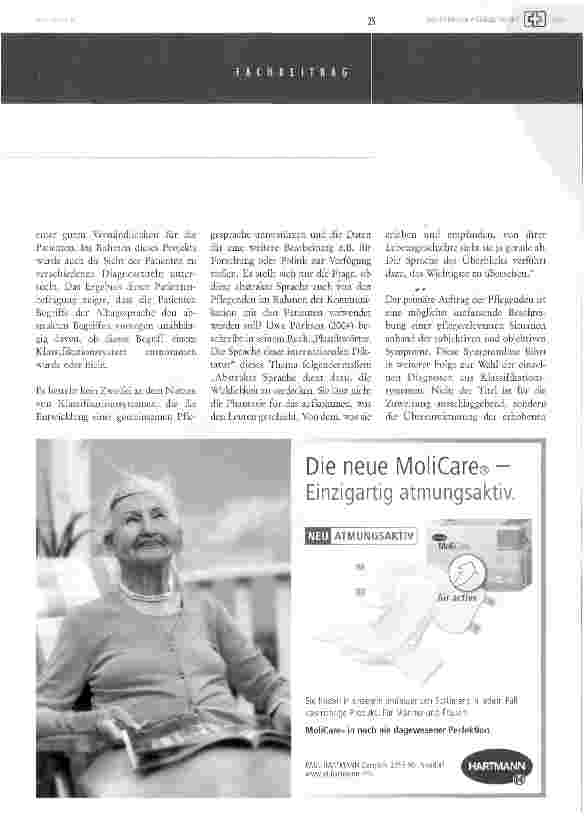 Vorschauseite 3: Das arbeiten mit pflegediagnosen im rudolfinerhaus wienein weg zum ziel. .. oder der weg ist das ziel?