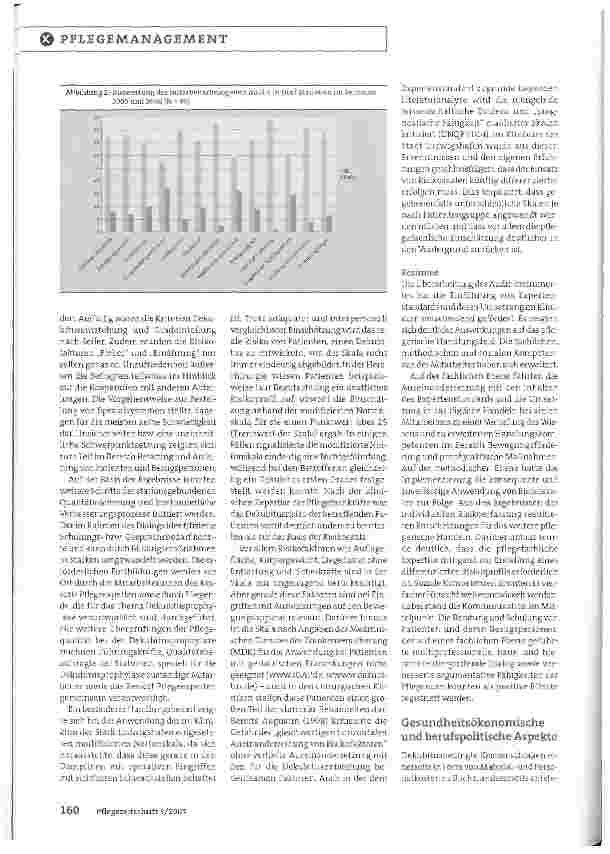 Vorschauseite 3: Expertenstandard Dekubitusprophylaxe - Fazit aus der Implementierung - Auf dem Weg kontinuierlicher Verbesserungen