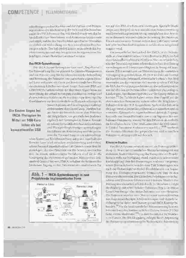Vorschauseite 2: INCA - Intelligente Assistenten für die Diabetesbehandlung