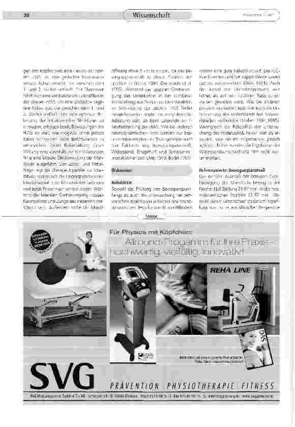 Vorschauseite 6: Gesichtsschmerzen und der neuro-dynamische Test des N. mandibularis