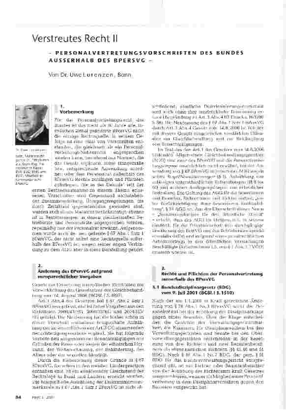 Vorschauseite 1: - PERSONALVERTRETUNGSVORSCHRIFTEN DES BUNDES AUSSERHALB DES BPERSVG -