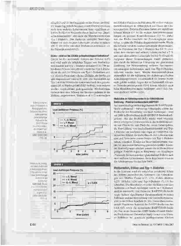 Vorschauseite 3: Frühkindliche Ernährung und Typ-1 -Diabetes