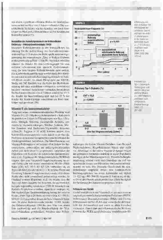 Vorschauseite 4: Frühkindliche Ernährung und Typ-1 -Diabetes
