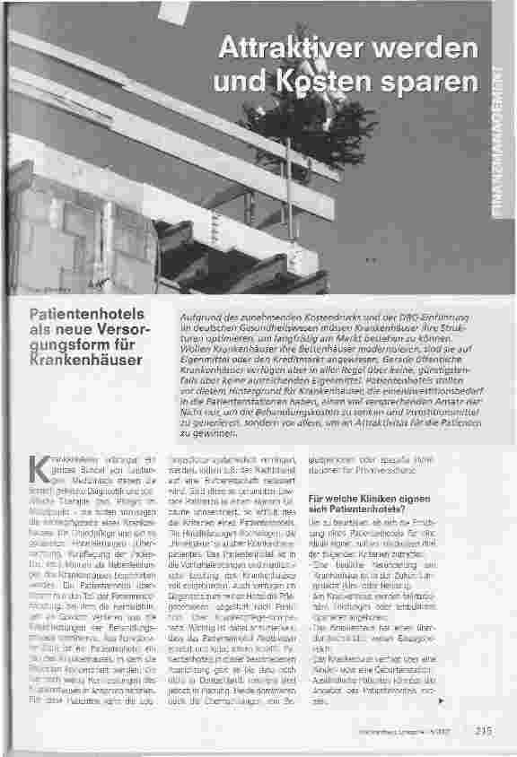 Vorschauseite 1: Attraktiver werden und Kosten sparen