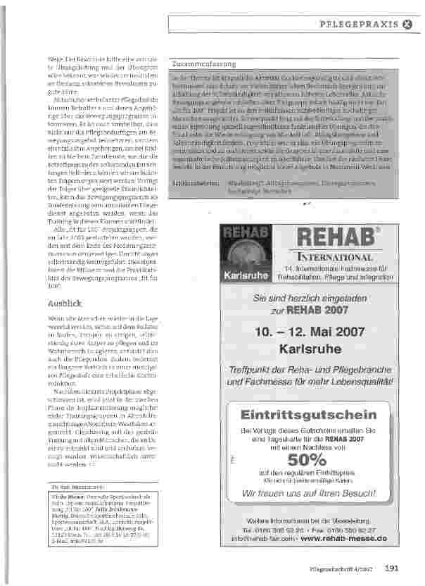 Vorschauseite 4: Muskelkraft fördern und Alltagskompetenz erhalten