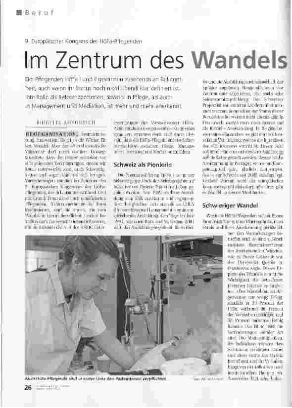 Vorschauseite 1: Im Zentrum des Wandels
