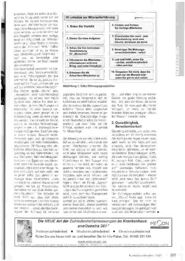 Vorschauseite 2: Wie der Herr, sos Gescherr